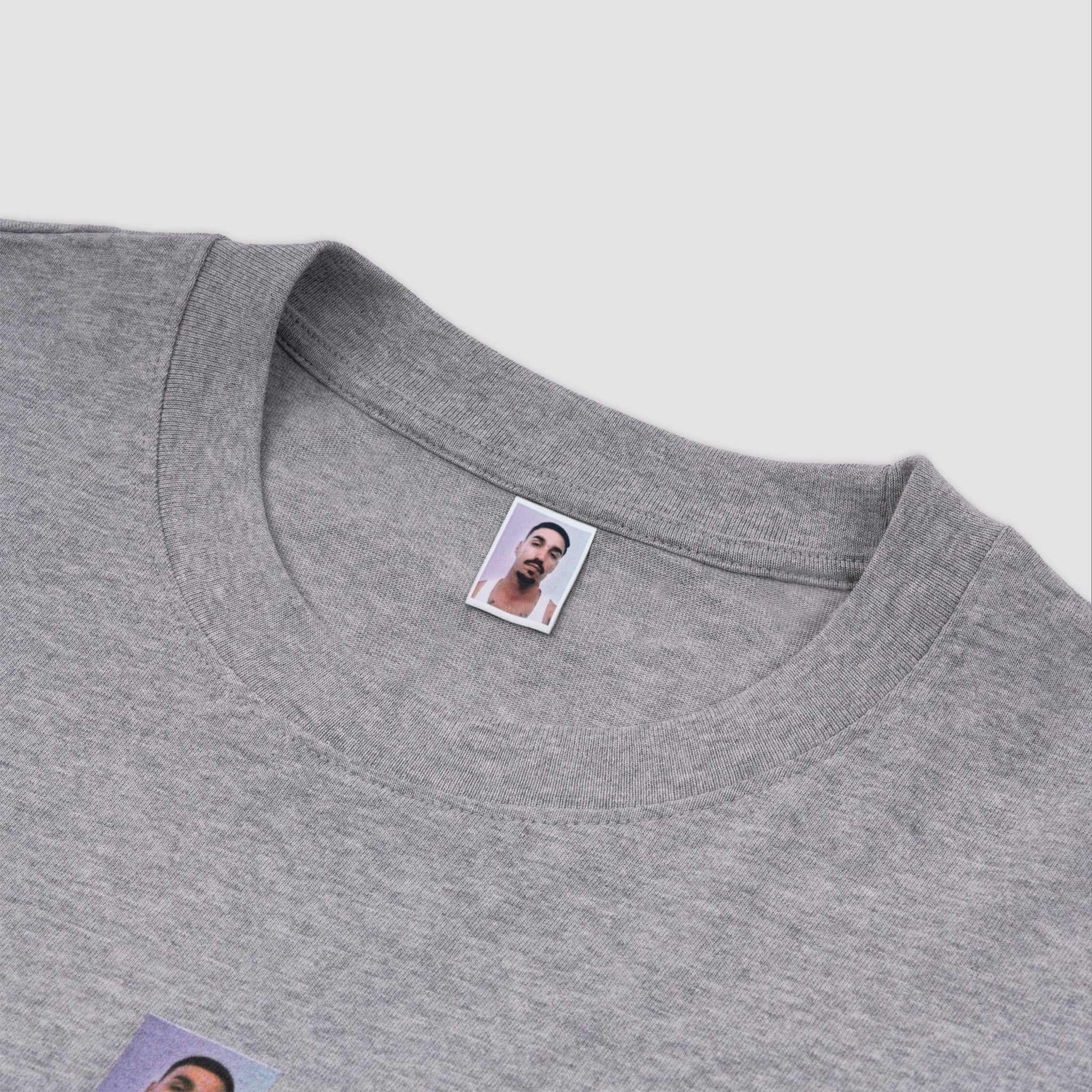 A NEW STAR CROSS / T-SHIRT / GREY - Image 4