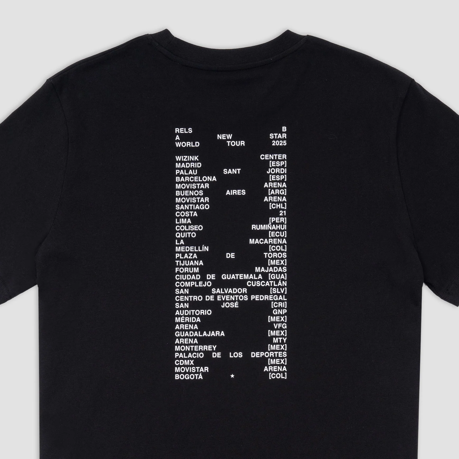 A NEW STAR TOUR / T-SHIRT / BLACK - Image 3