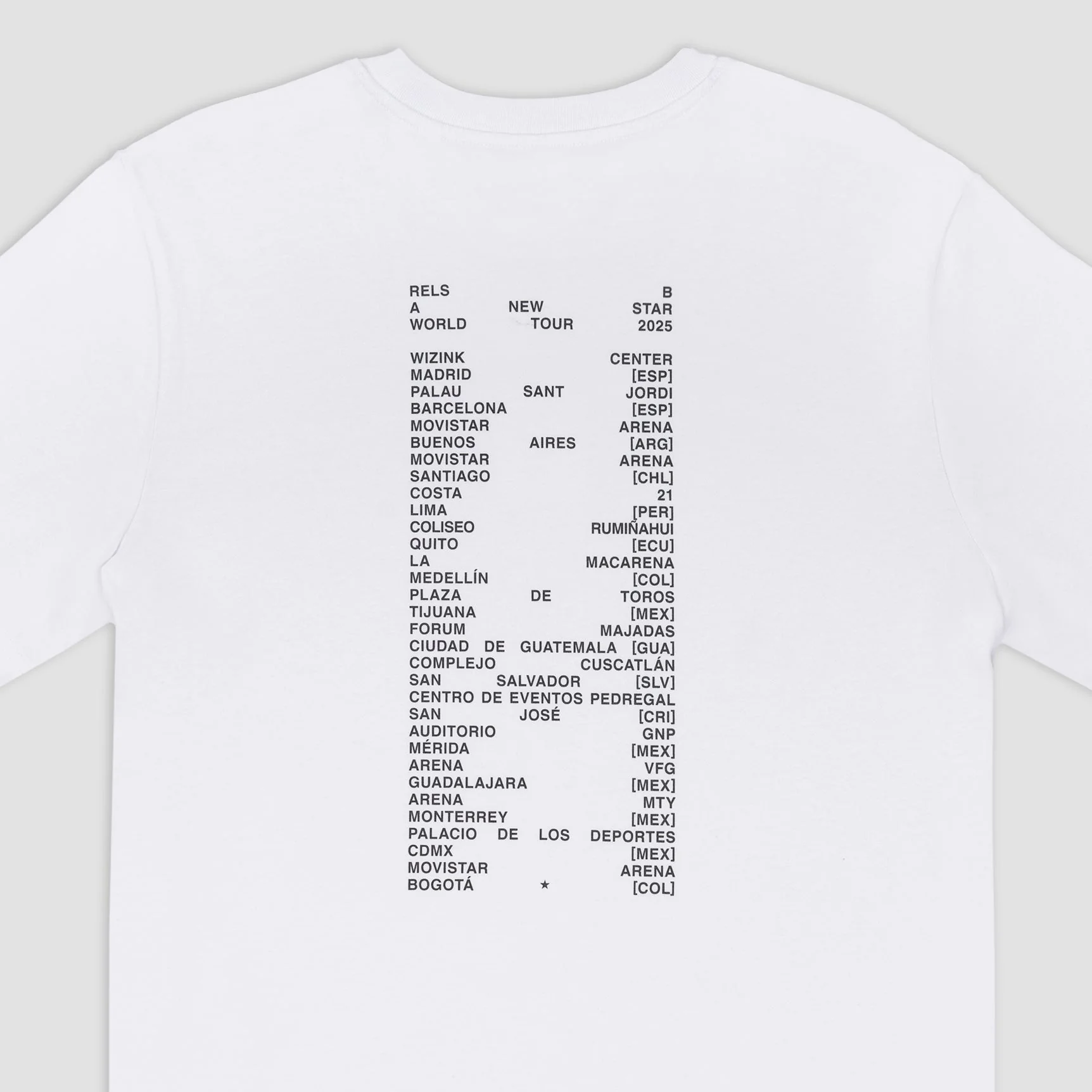 A NEW STAR TOUR / T-SHIRT / WHITE - Image 3