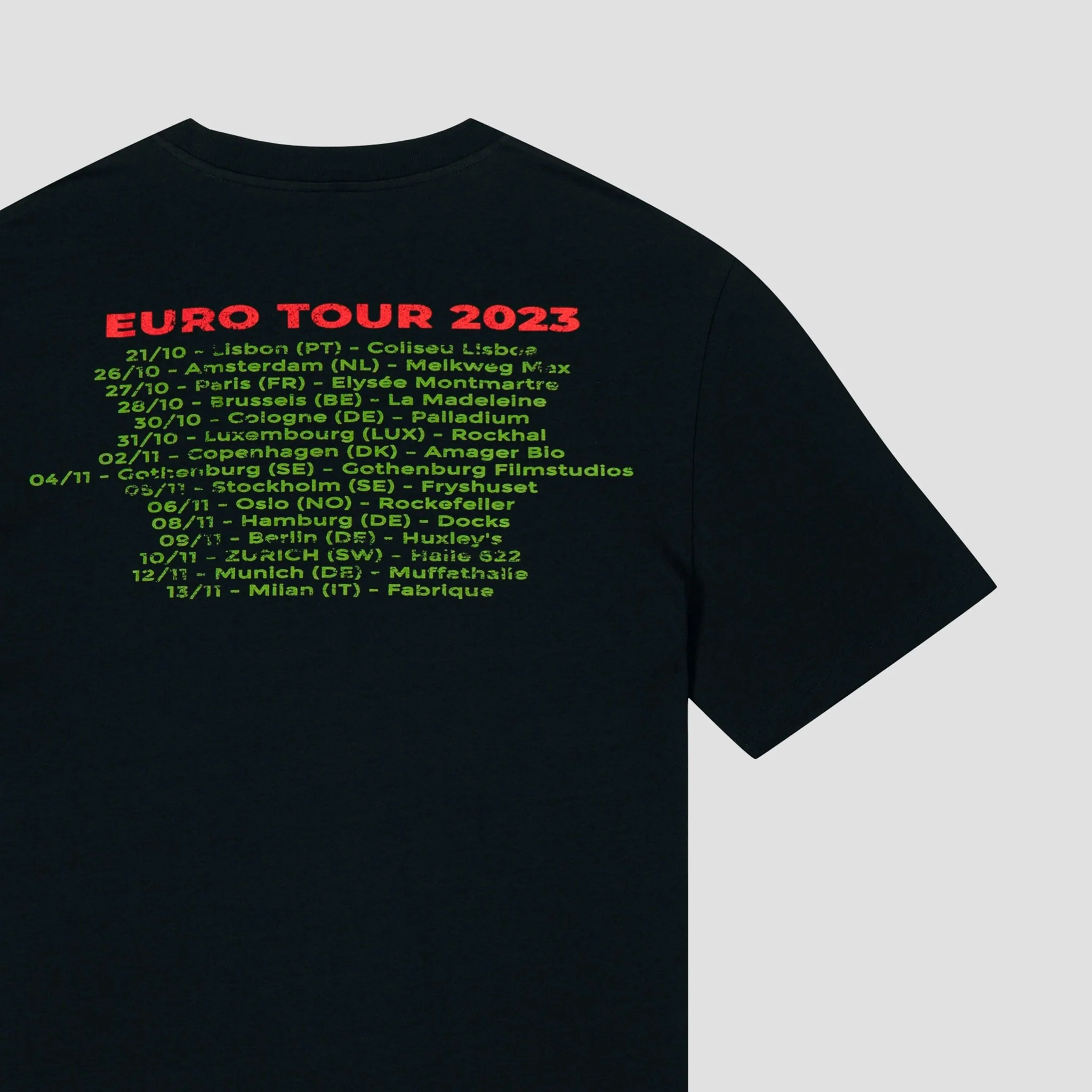 Camiseta EURO TOUR 2023 - Black - Image 4