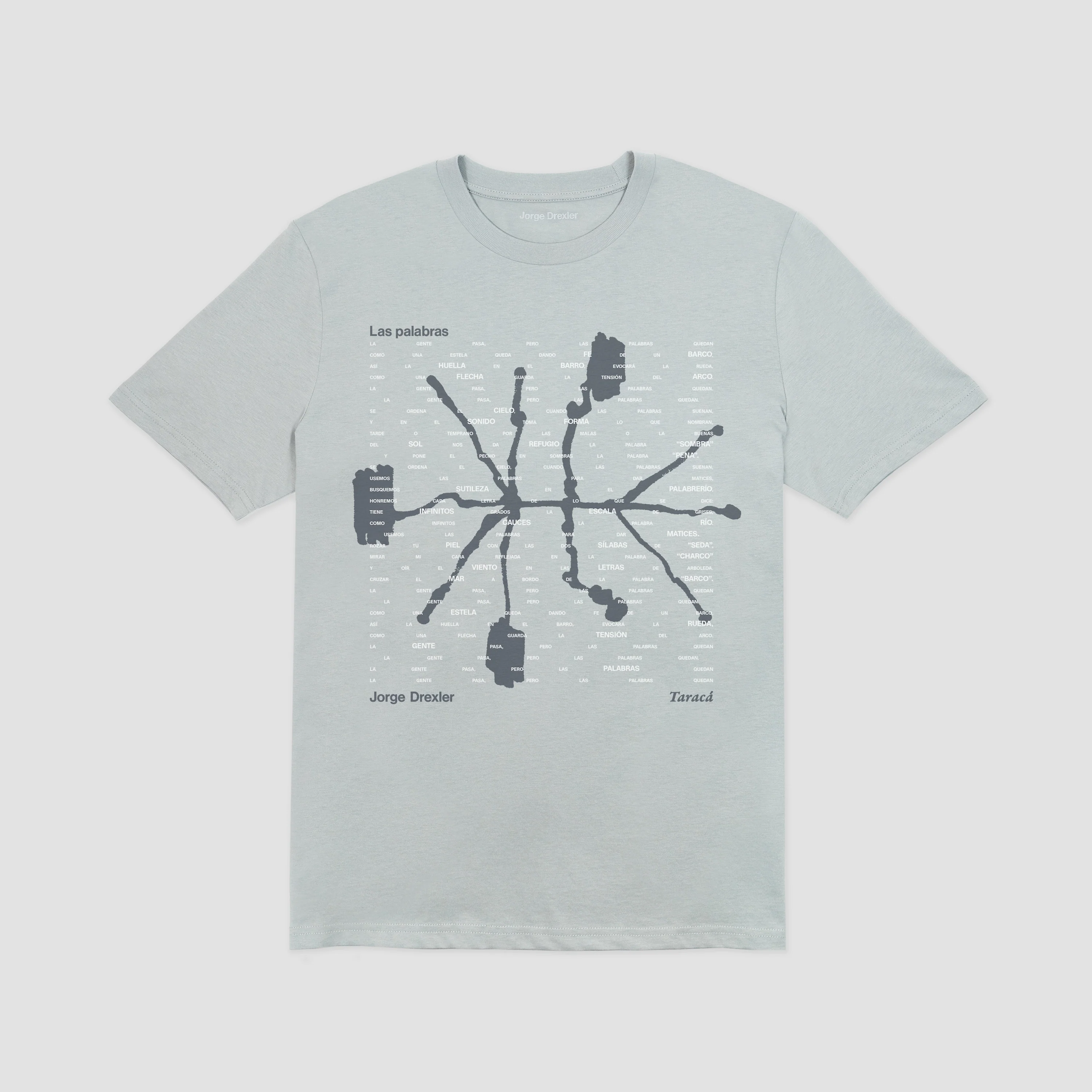 Camiseta gris Las Palabras