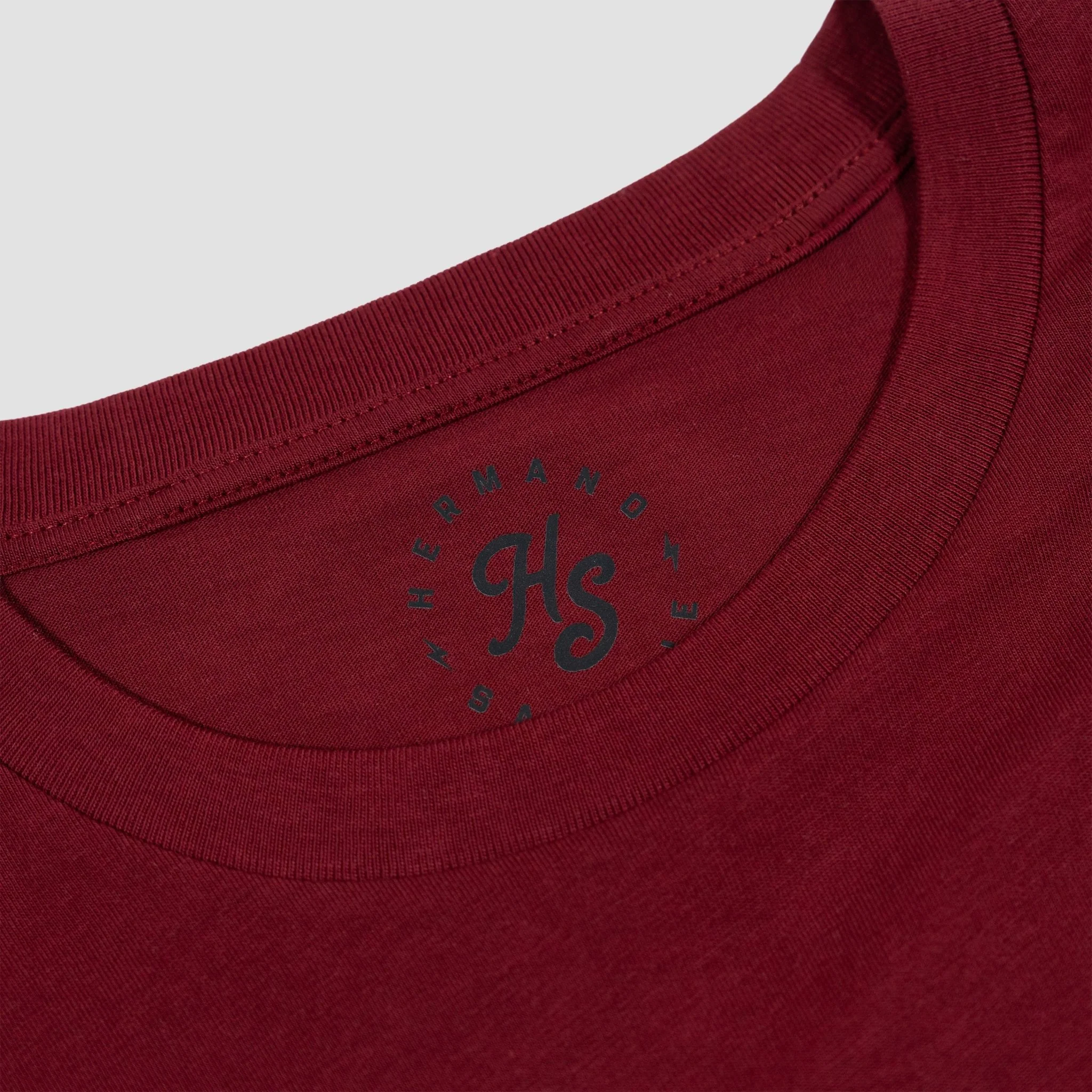 Camiseta Hermano Salvaje Burgundy - Image 4