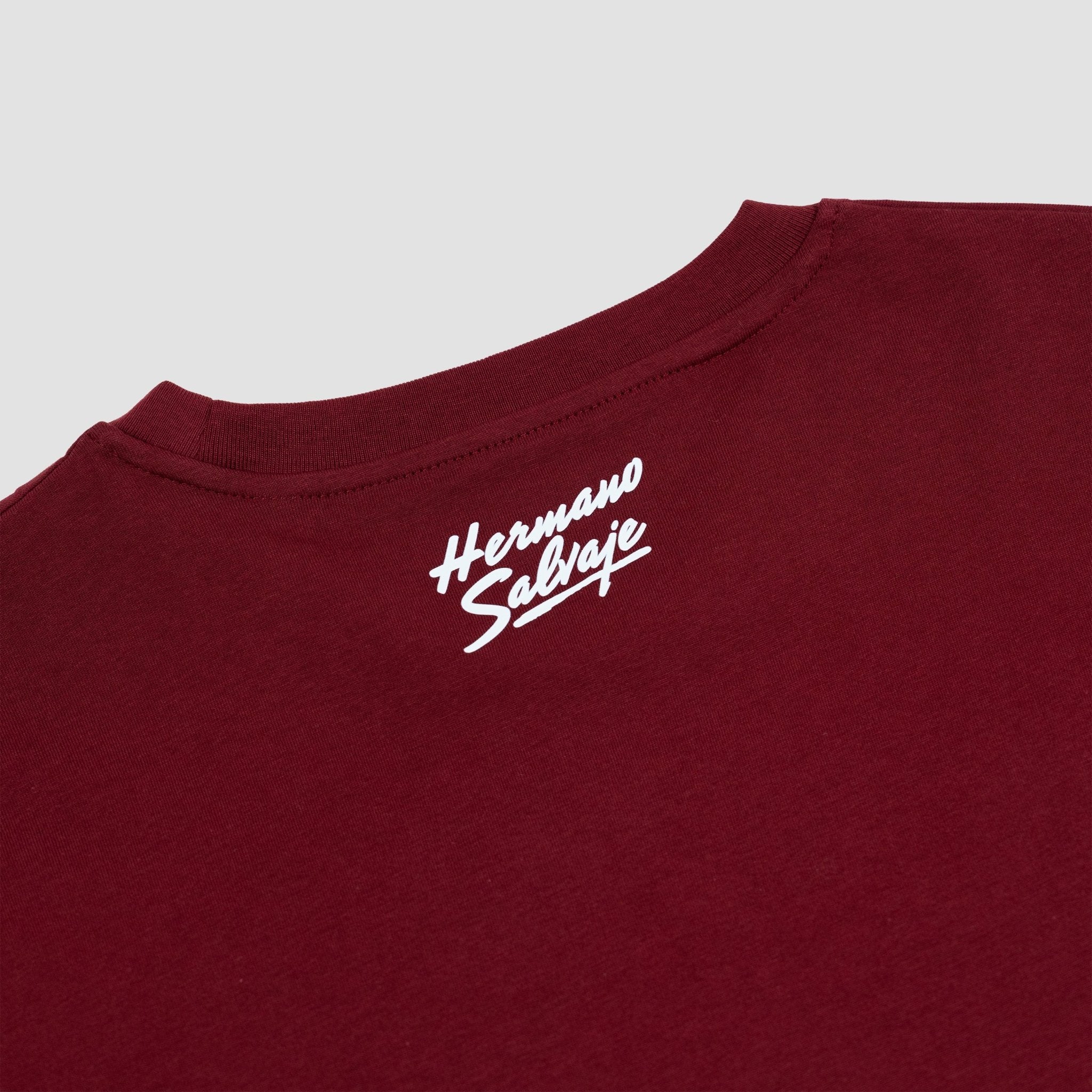 Camiseta Hermano Salvaje Burgundy - Image 5