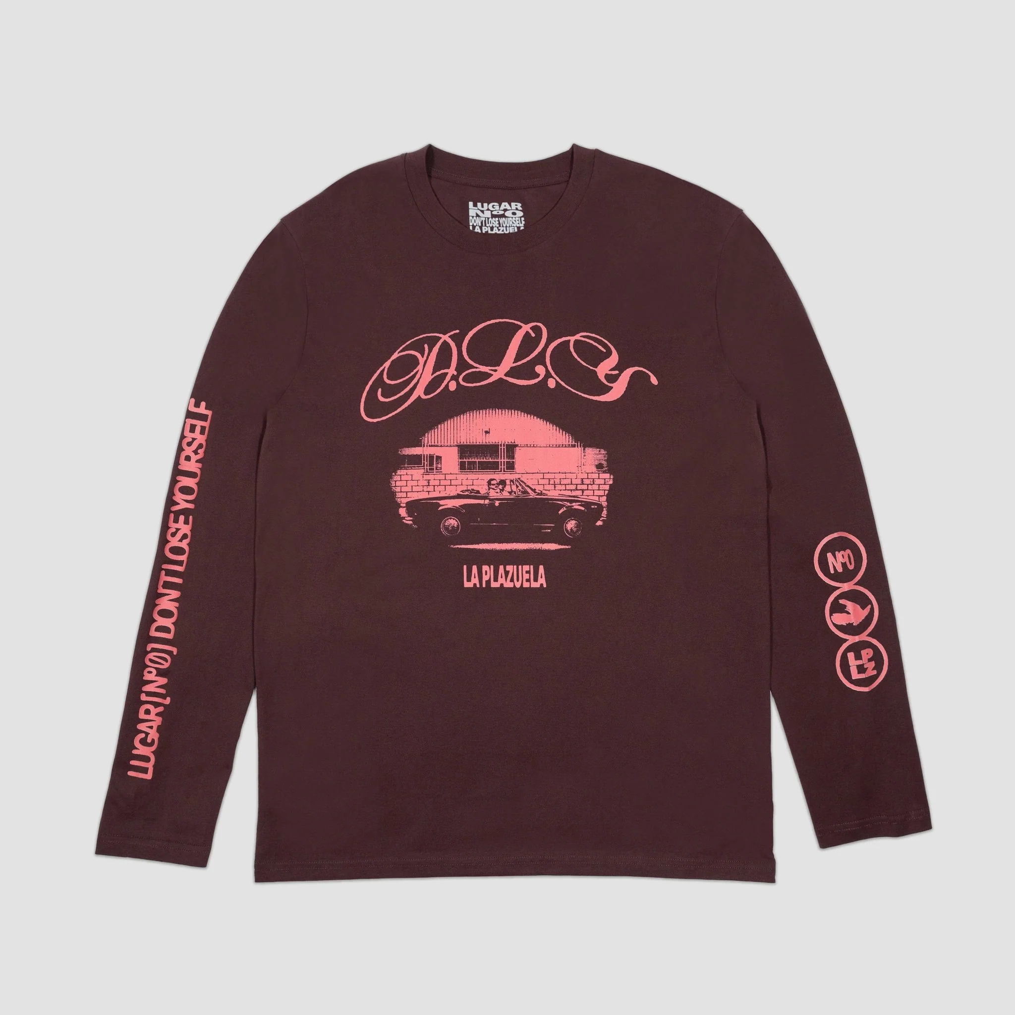 Camiseta Manga Larga Burgundy LUGAR Nº0 (D.L.Y)
