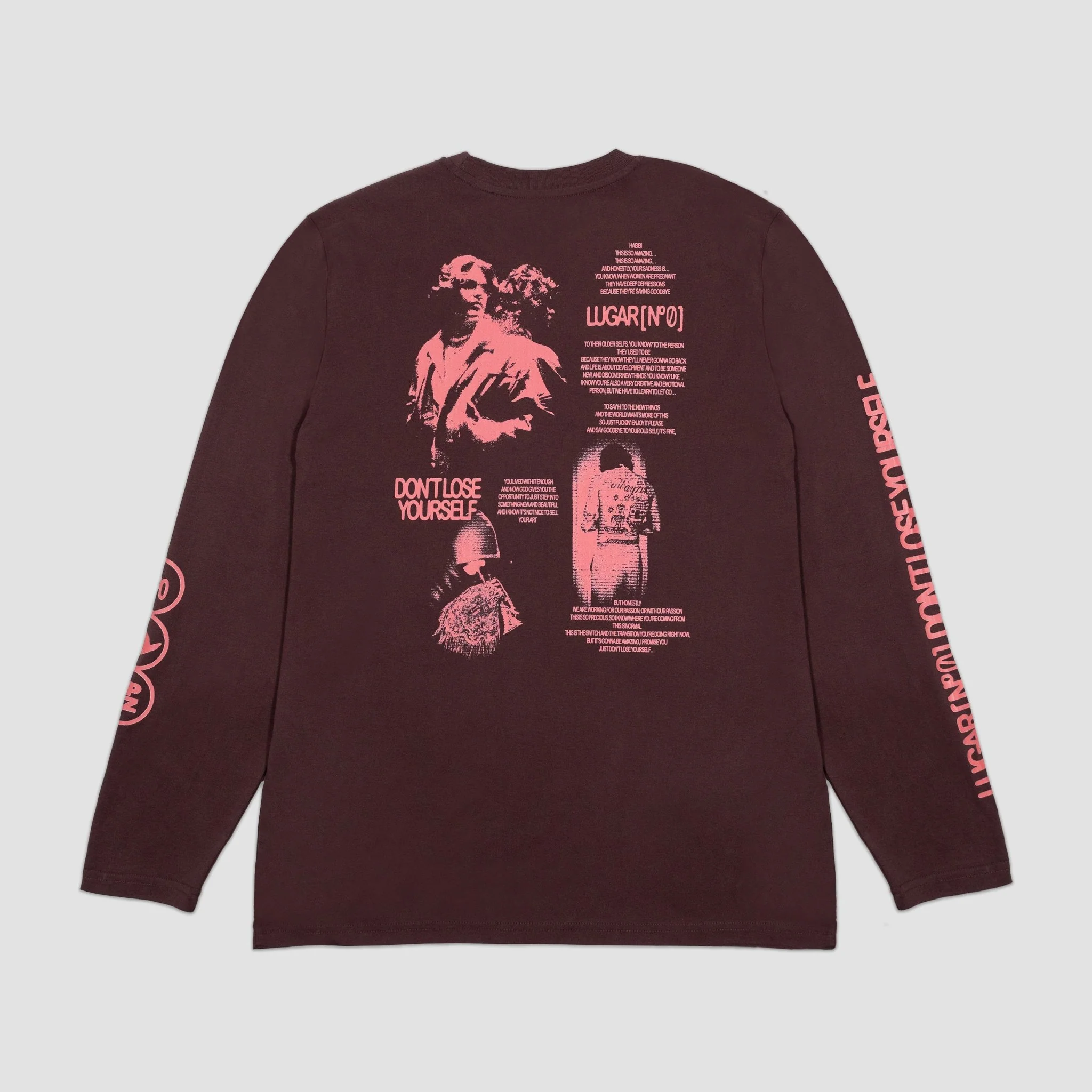 Camiseta Manga Larga Burgundy LUGAR Nº0 (D.L.Y) - Image 2
