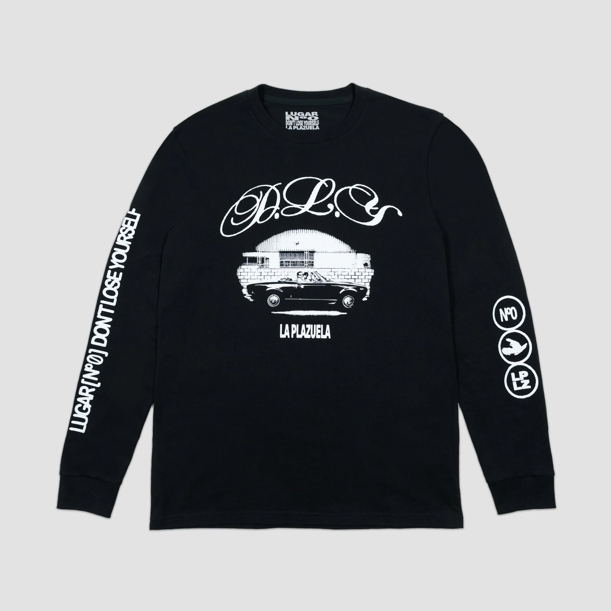 Camiseta Manga Larga Negra LUGAR Nº0 (D.L.Y)