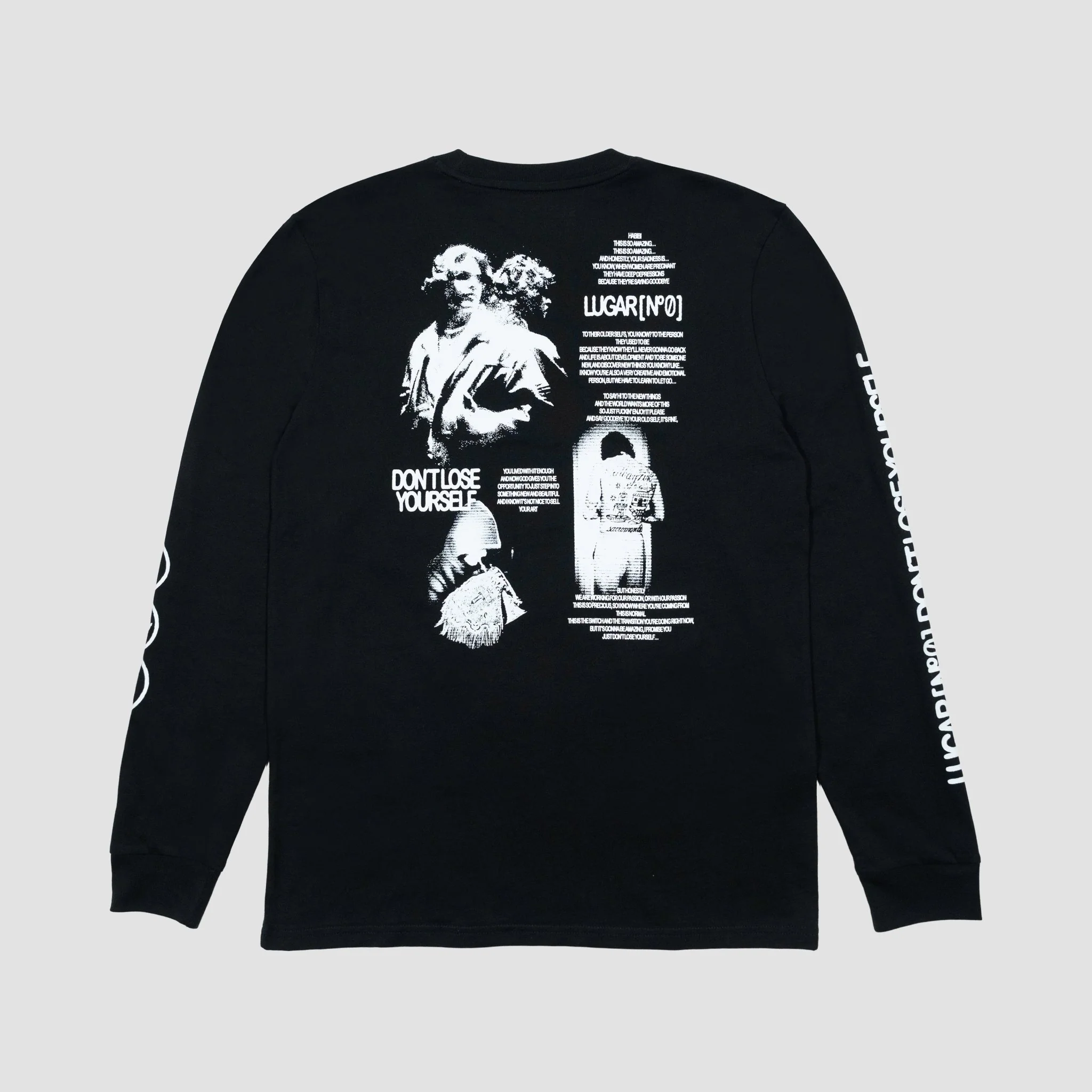 Camiseta Manga Larga Negra LUGAR Nº0 (D.L.Y) - Image 2