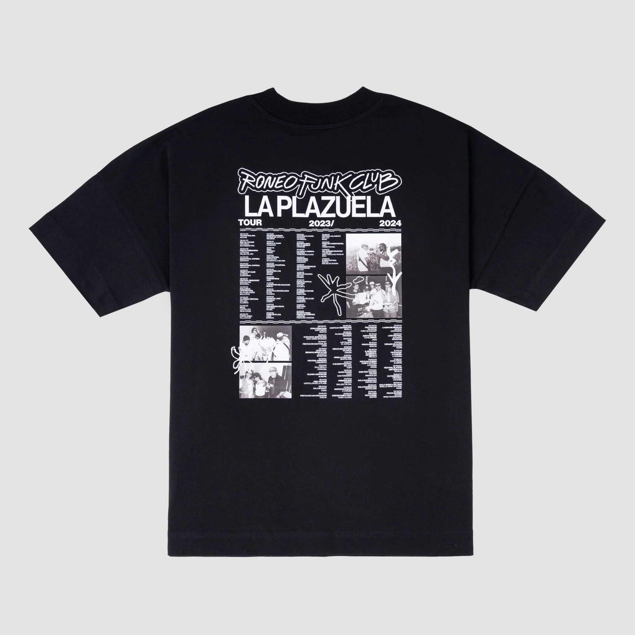 Camiseta oversize negra RFC Tour 23/24 - Image 2