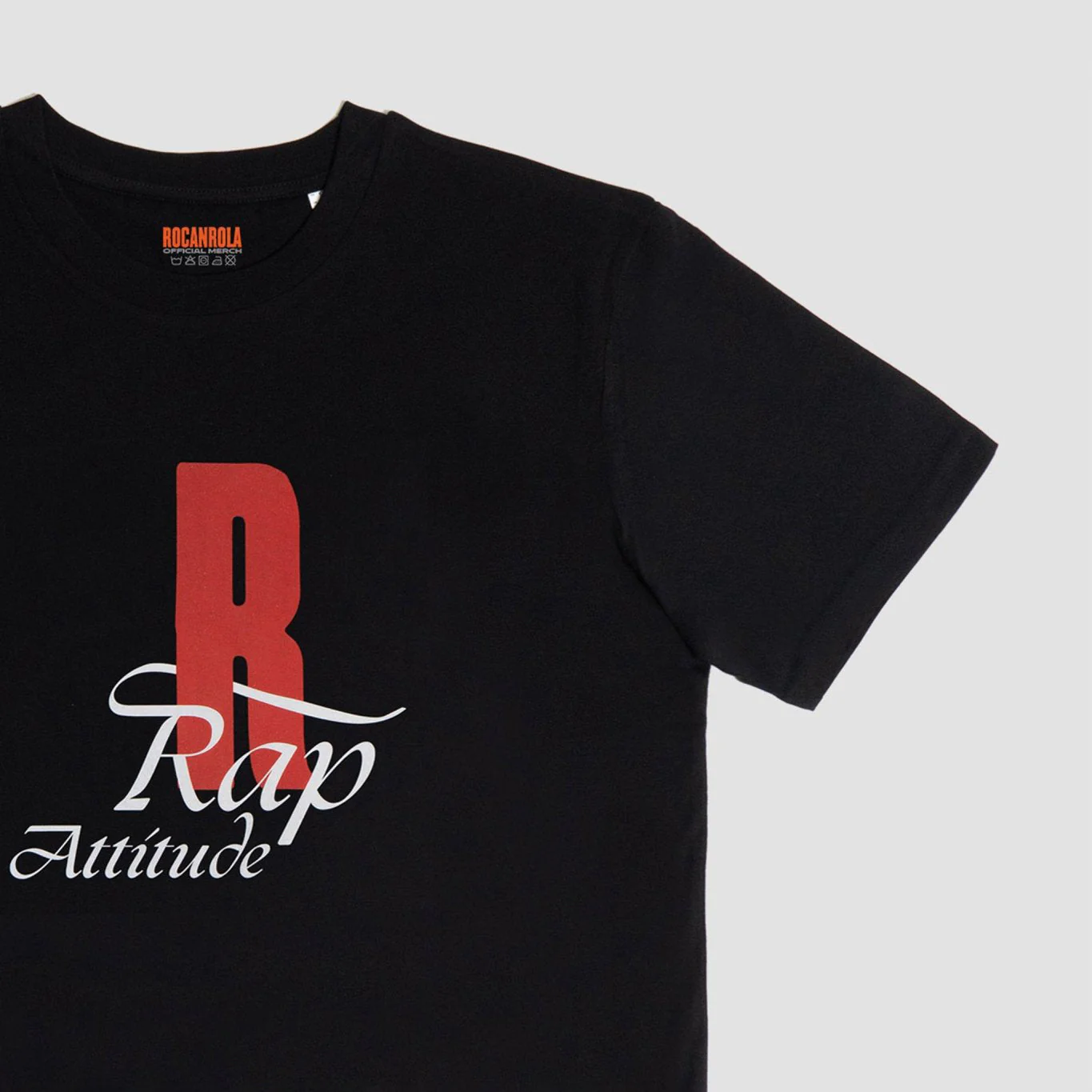 Camiseta logo Rap Attitude - Black - Image 2