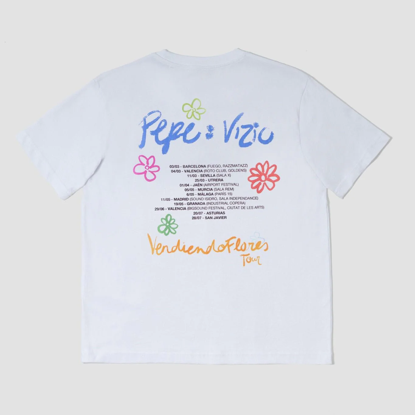 Camiseta Vendiendo Flores Tour