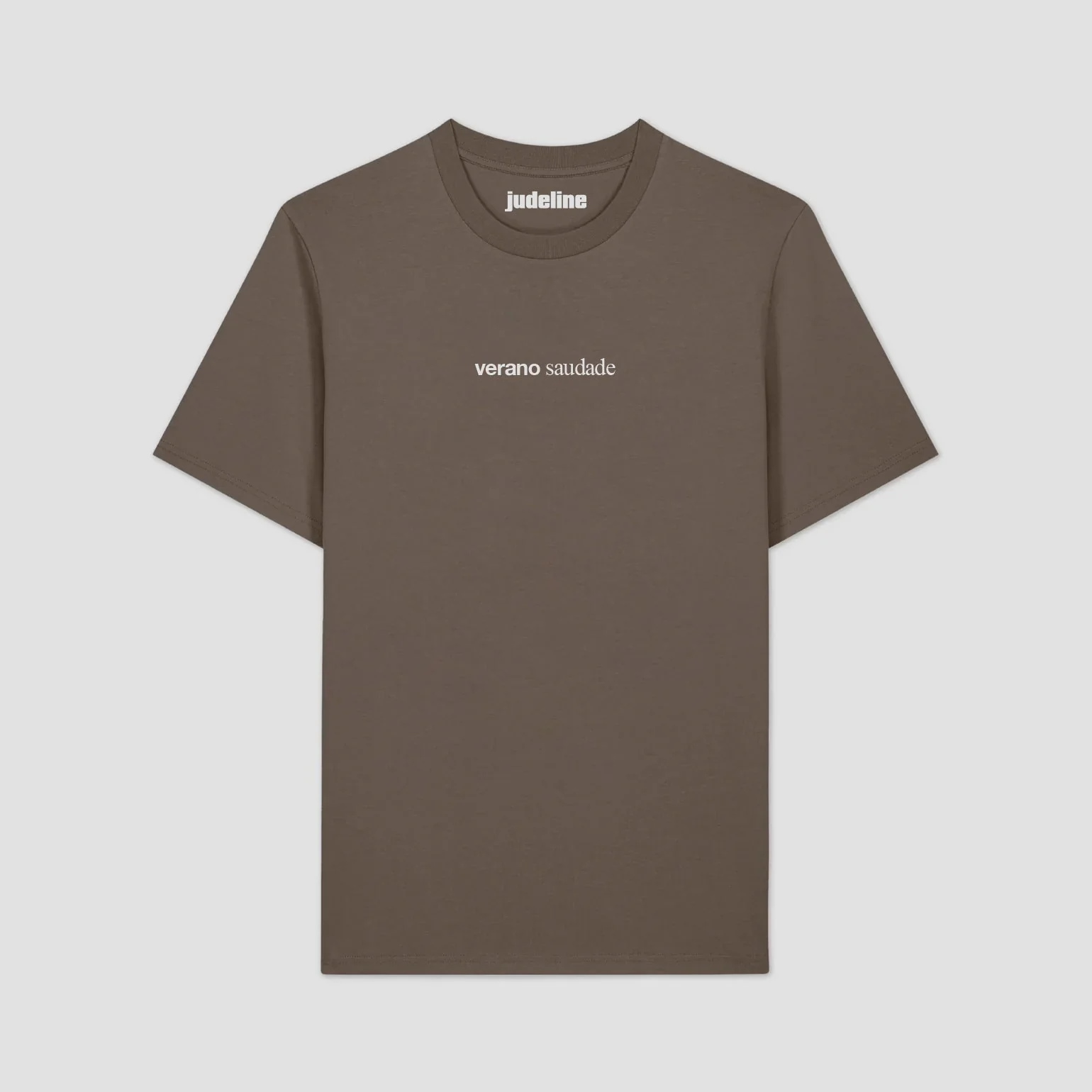 Camiseta Verano Saudade Marrón