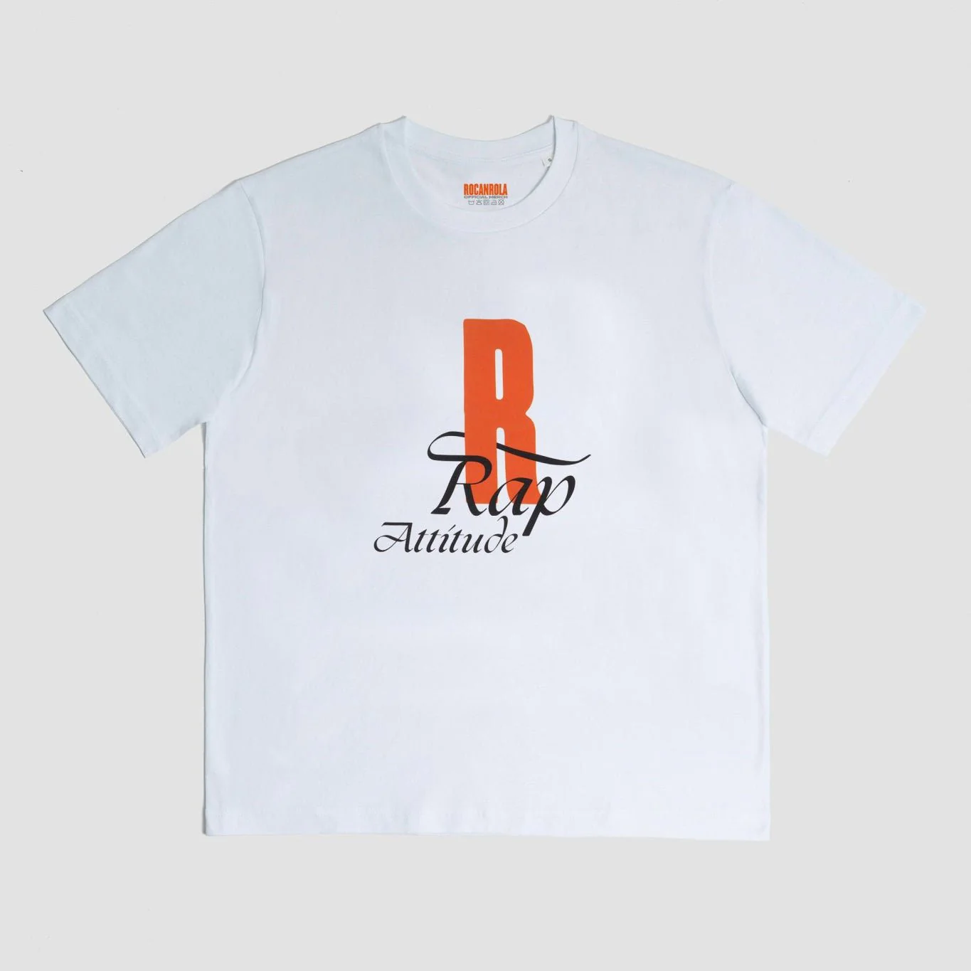 Camiseta logo Rap Attitude - White