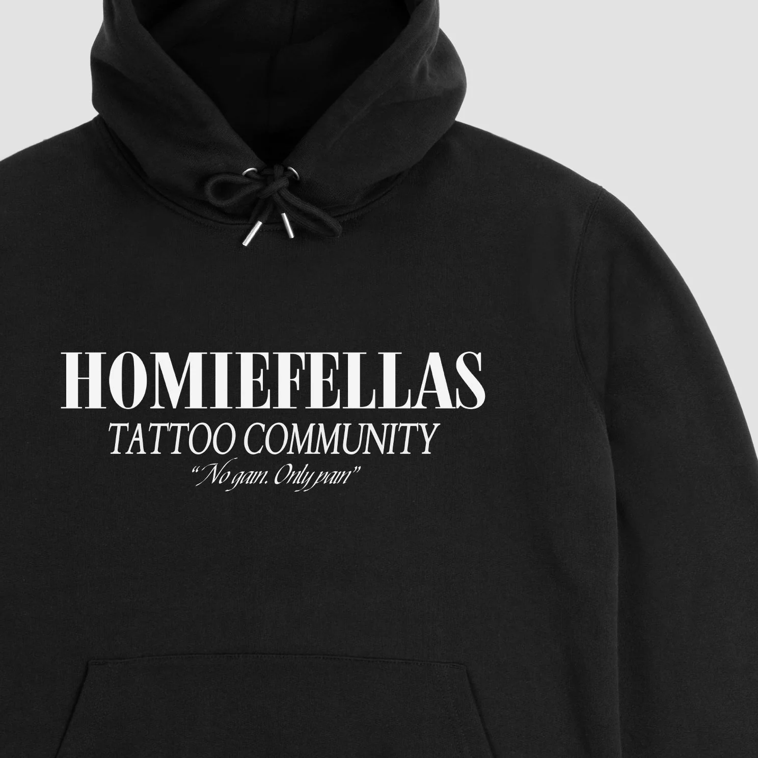 Homiefellas Tattoo Community Unisex Hoodie - Image 2