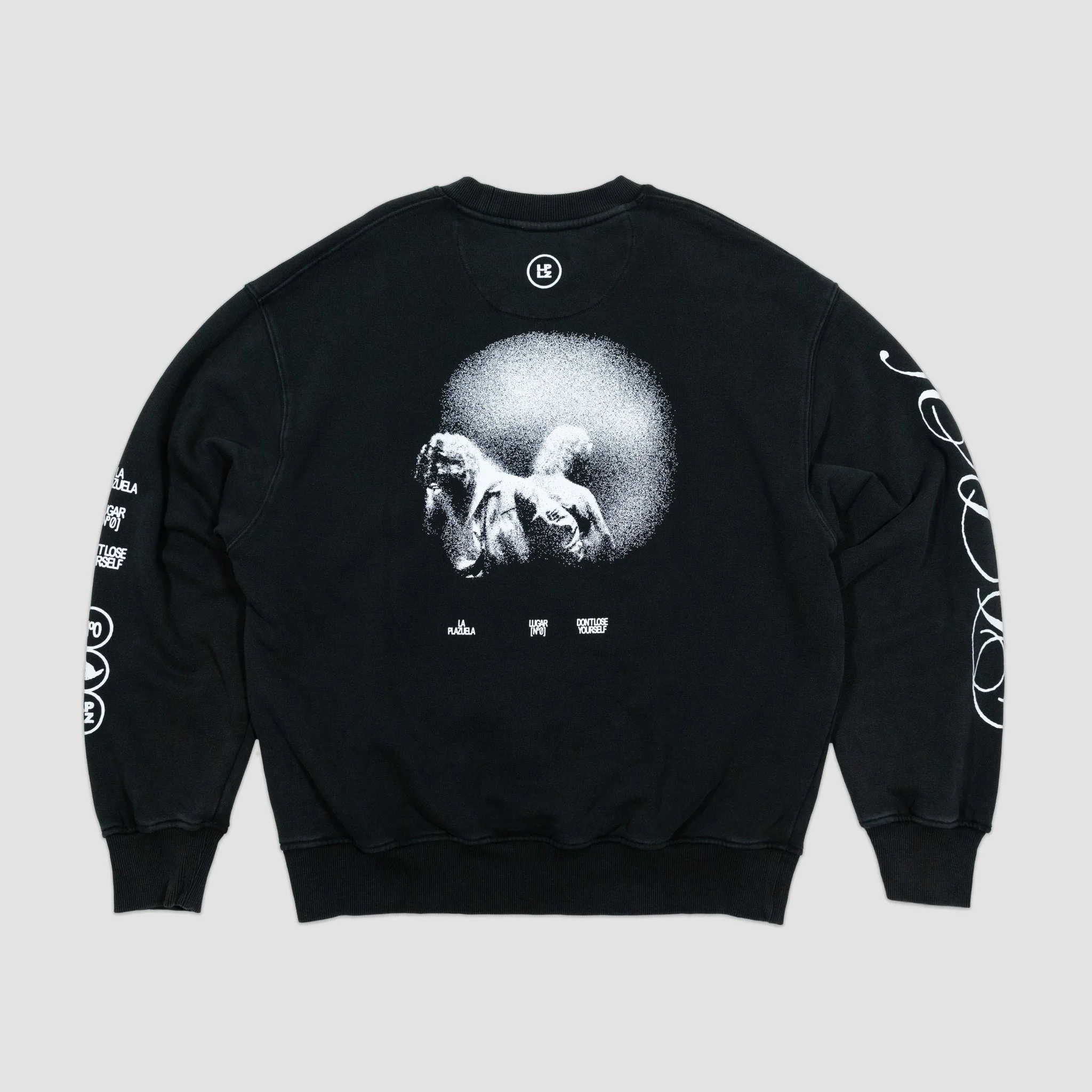 Sudadera Negra LUGAR Nº0 (D.L.Y) - Image 2