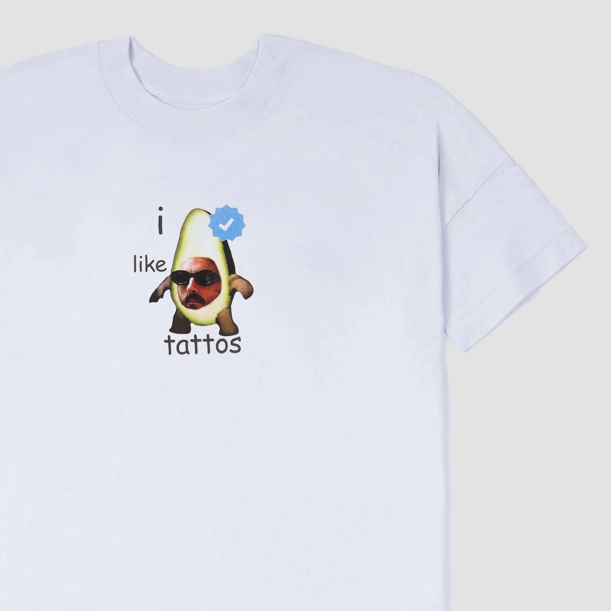 I Like Tattos Unisex Tee (Tatto is misspelled intentionally) - Image 2