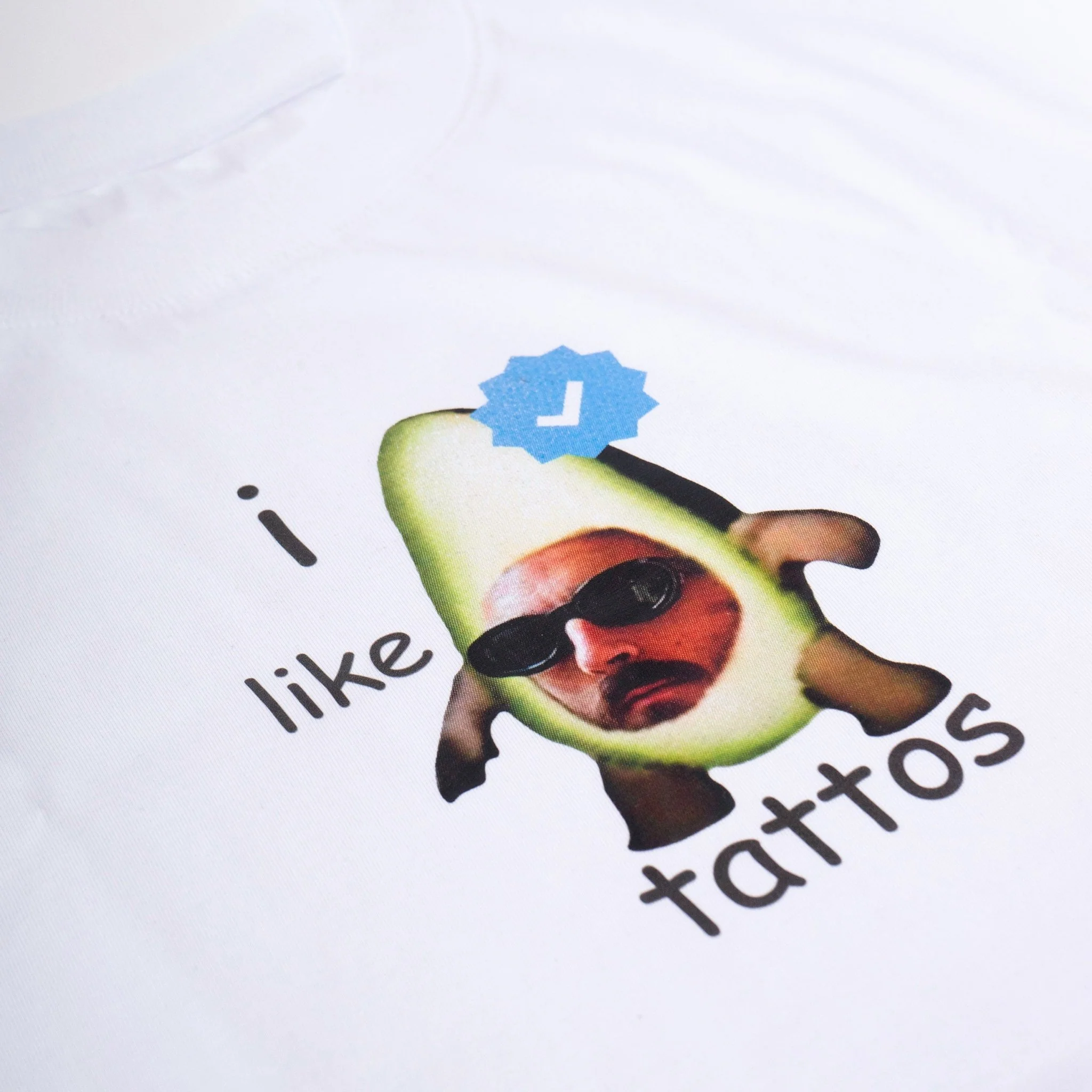 I Like Tattos Unisex Tee (Tatto is misspelled intentionally) - Image 3