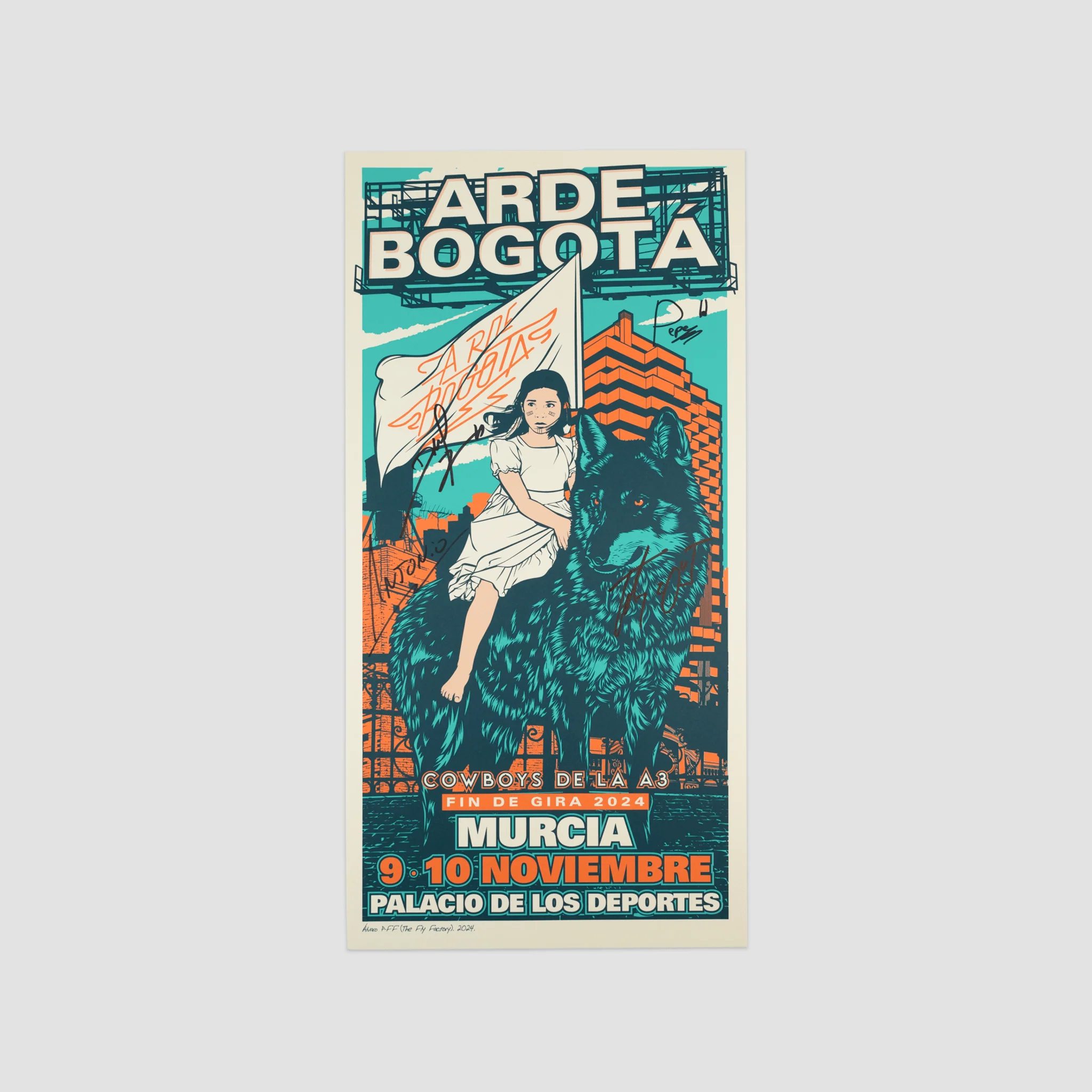 Pack 3 Carteles Firmados "Arde Bogotá Fin de Gira 2024" - Image 3