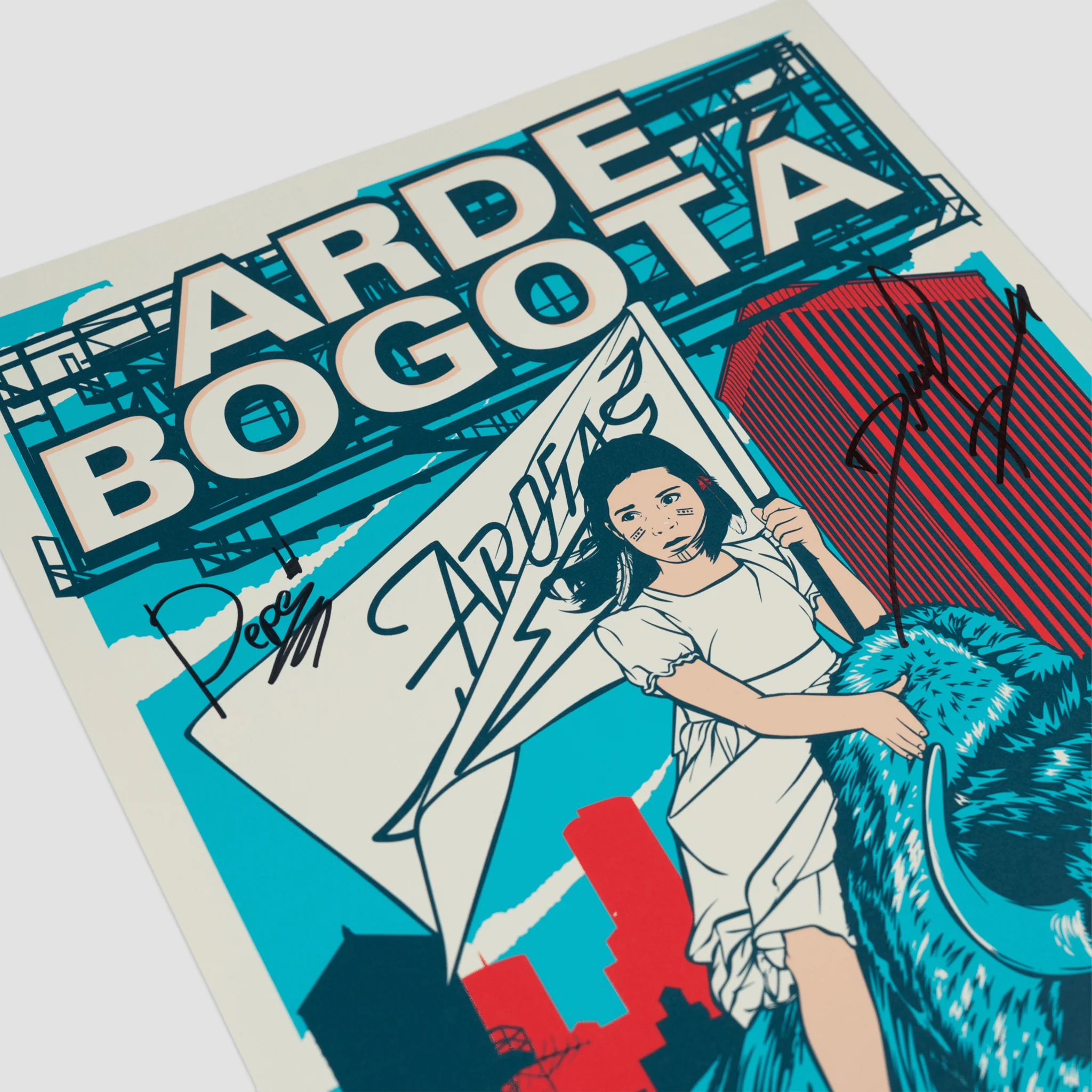 Pack 3 Carteles Firmados "Arde Bogotá Fin de Gira 2024" - Image 7