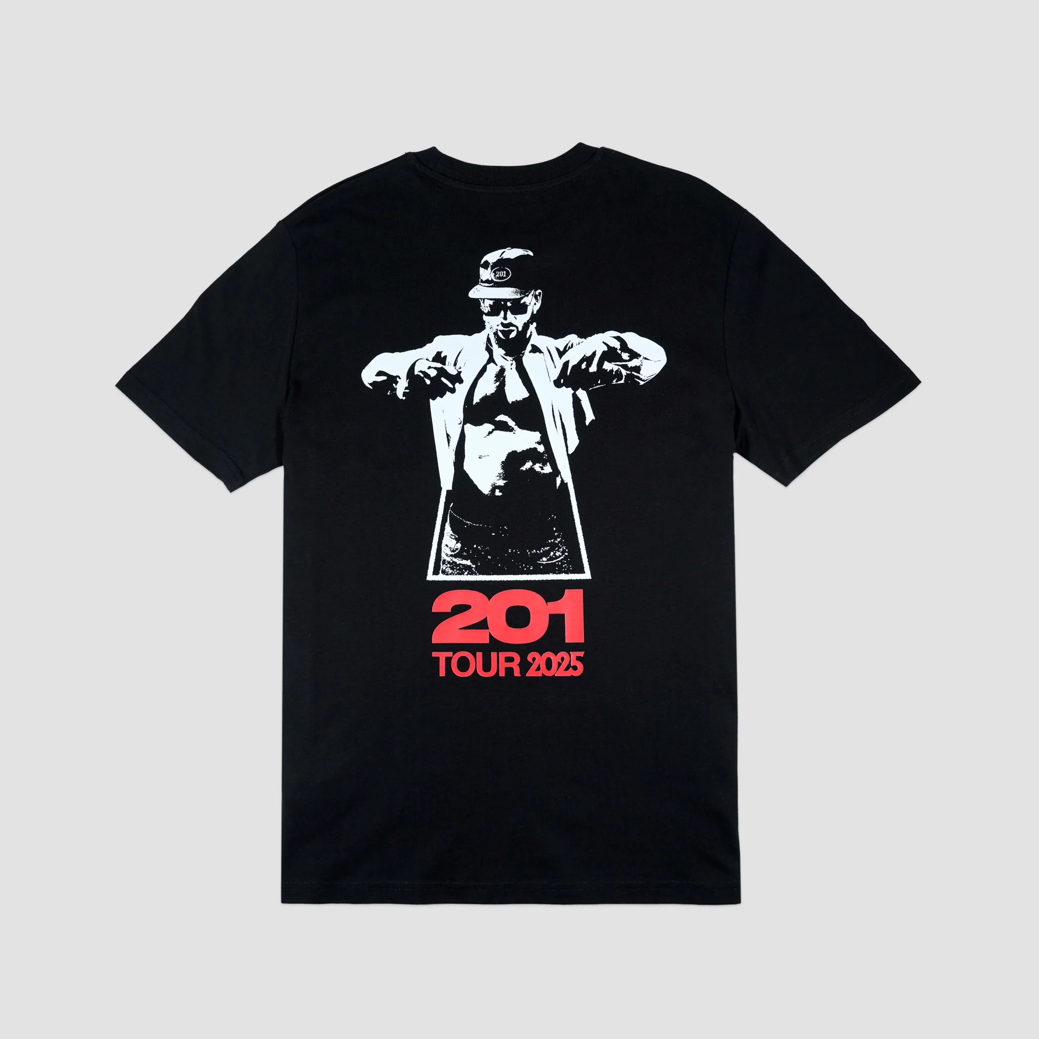 Unisex "201 Tour" Black Tee - Image 4